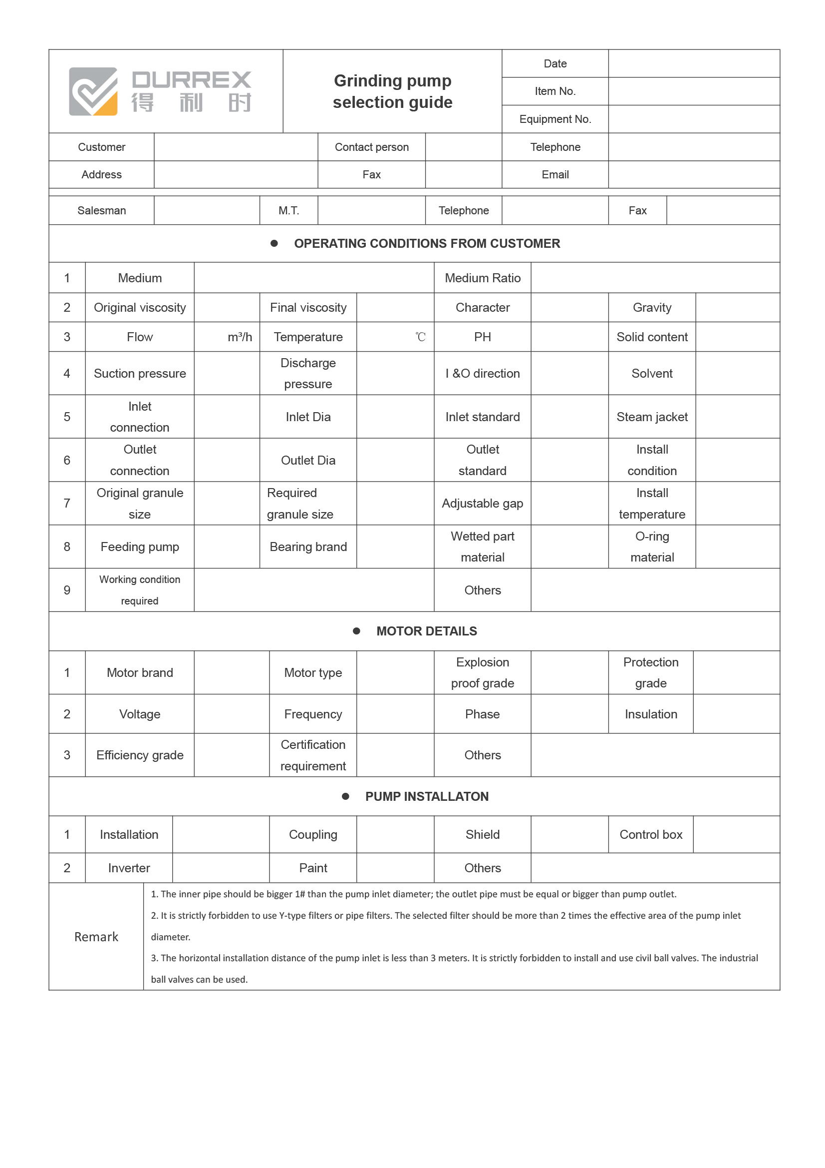 Grinding Pump Selection Guide